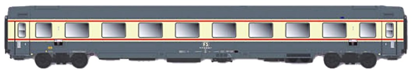 ACME 51050 - H0 - Personenwagen TEE 92/93 Adriatico, 1.Kl. Gran Comfort, Ep. IV, FS